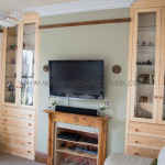 3 metre high fitted cabinets made out of A-Grade Scandinavian Redwood, White Willow Furniture, Penarth South Wales